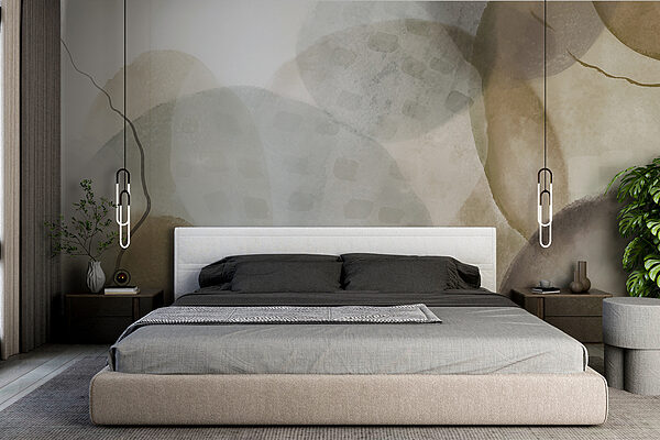 Close up of a painting