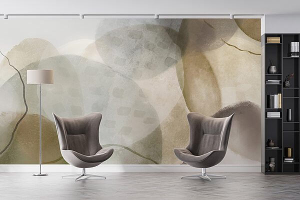 Close up of a painting