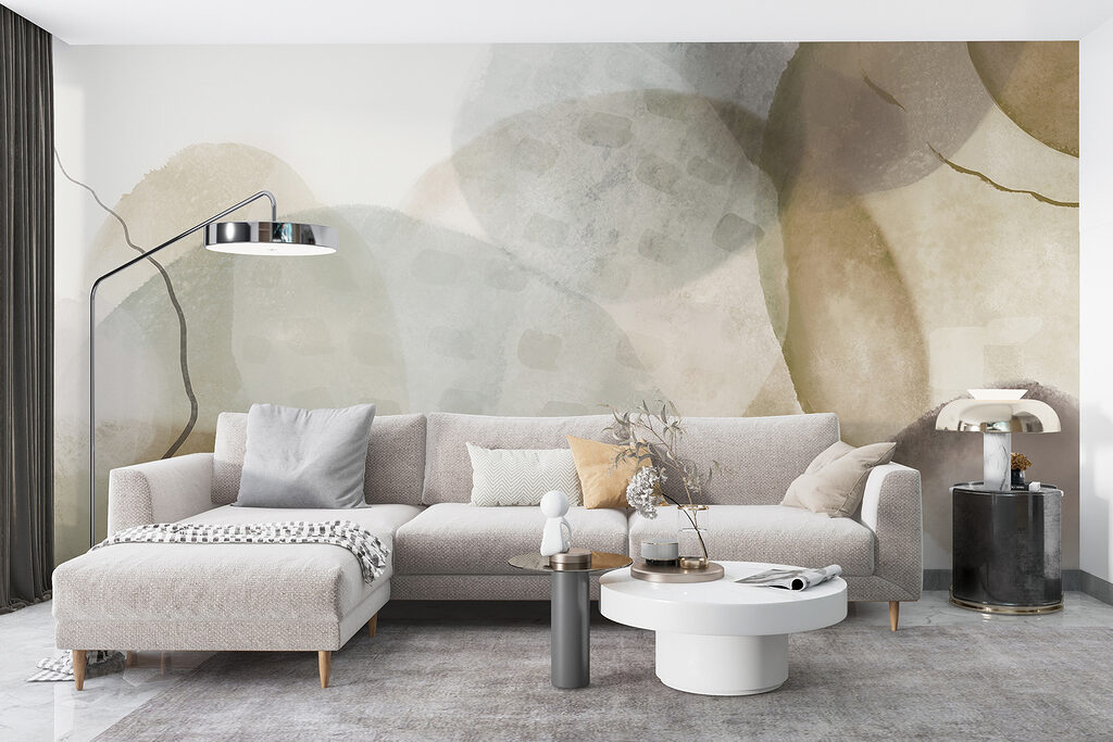 Close up of a painting