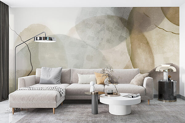 Close up of a painting