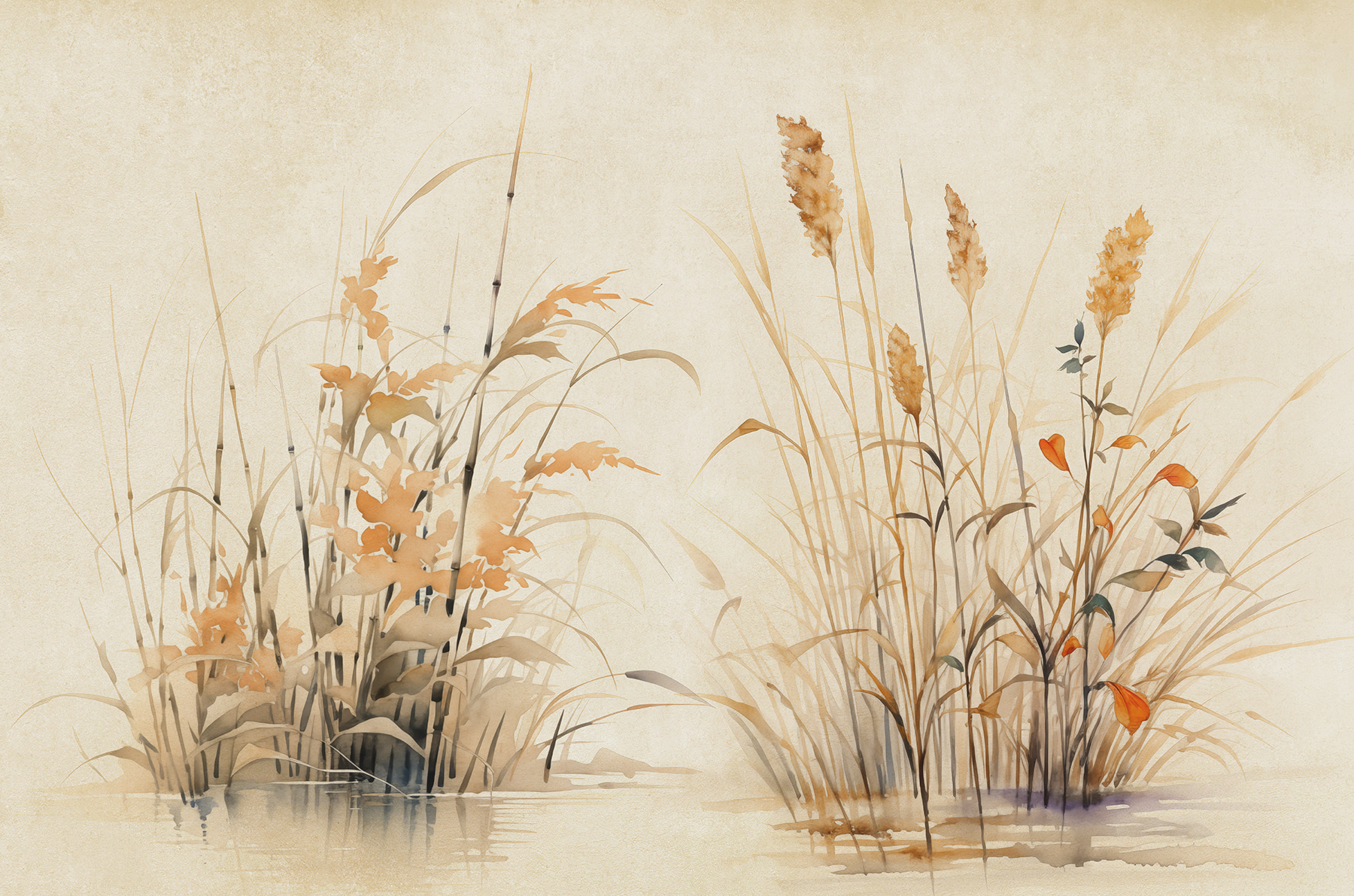 Watercolor painting of plants Watercolor painting of plants