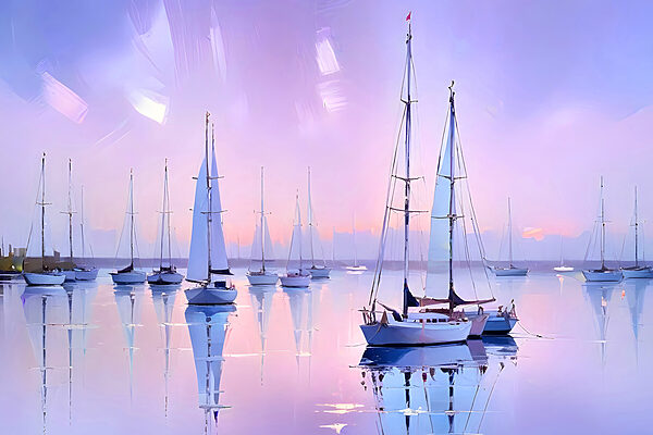Group of sailboats on water