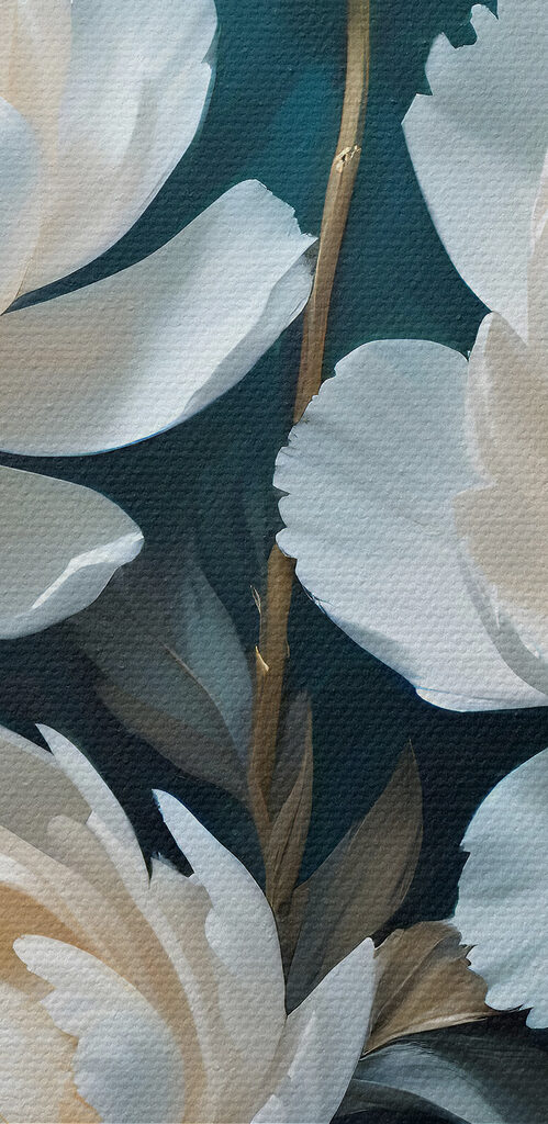 Group of white flowers