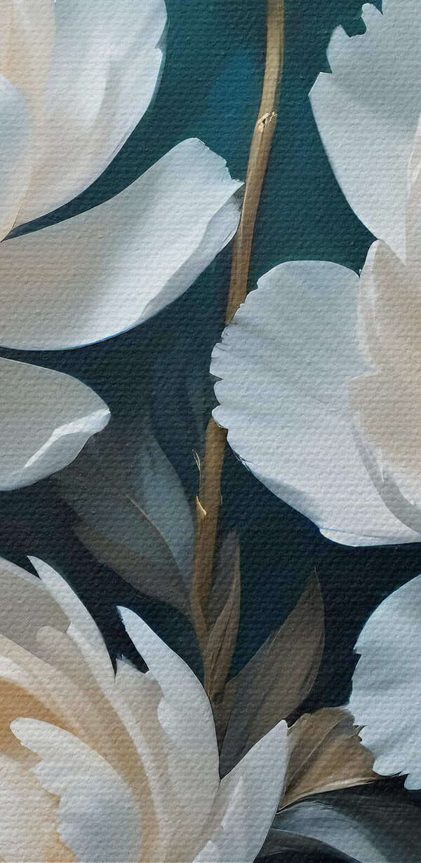 Group of white flowers