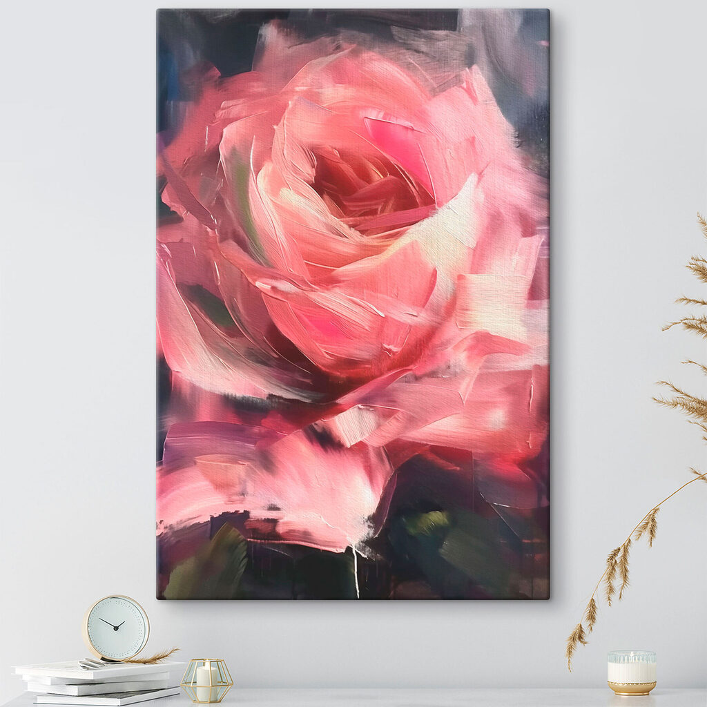 Close up of a pink rose