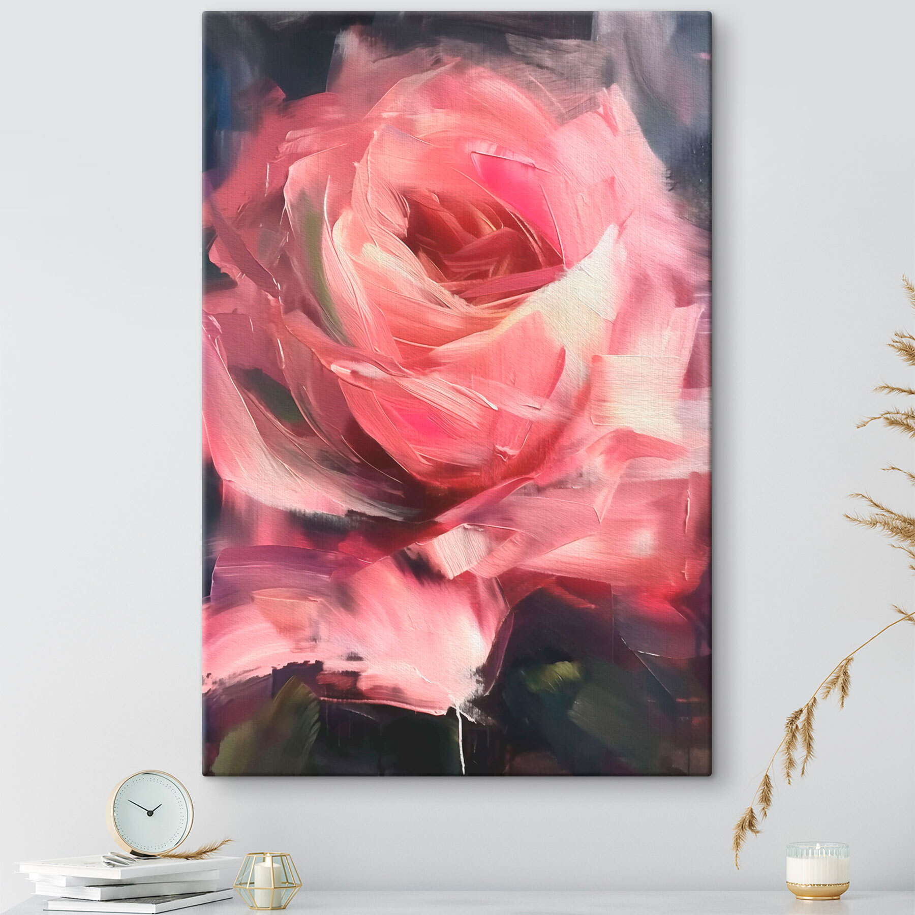 Close up of a pink rose