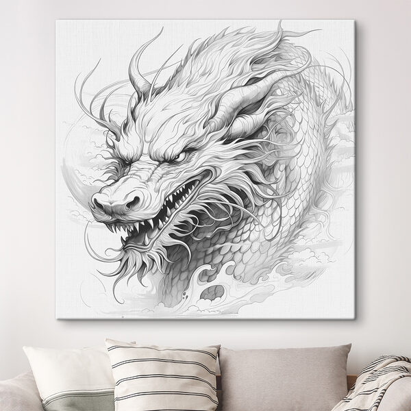 Cuadros Cuadros Dibujo de un dragón (SKU: s39563)