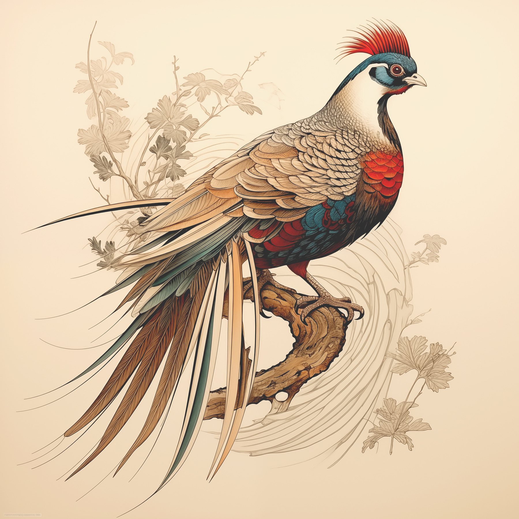 Bird on a branch
