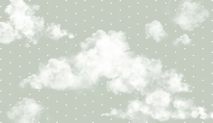 Nubes blancas en el cielo