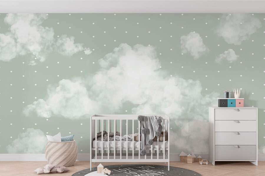 Nubes blancas en el cielo