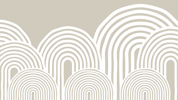 White and gray background with curved lines