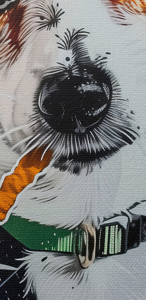 Dog with a cigar in its mouth Dog with a cigar in its mouth