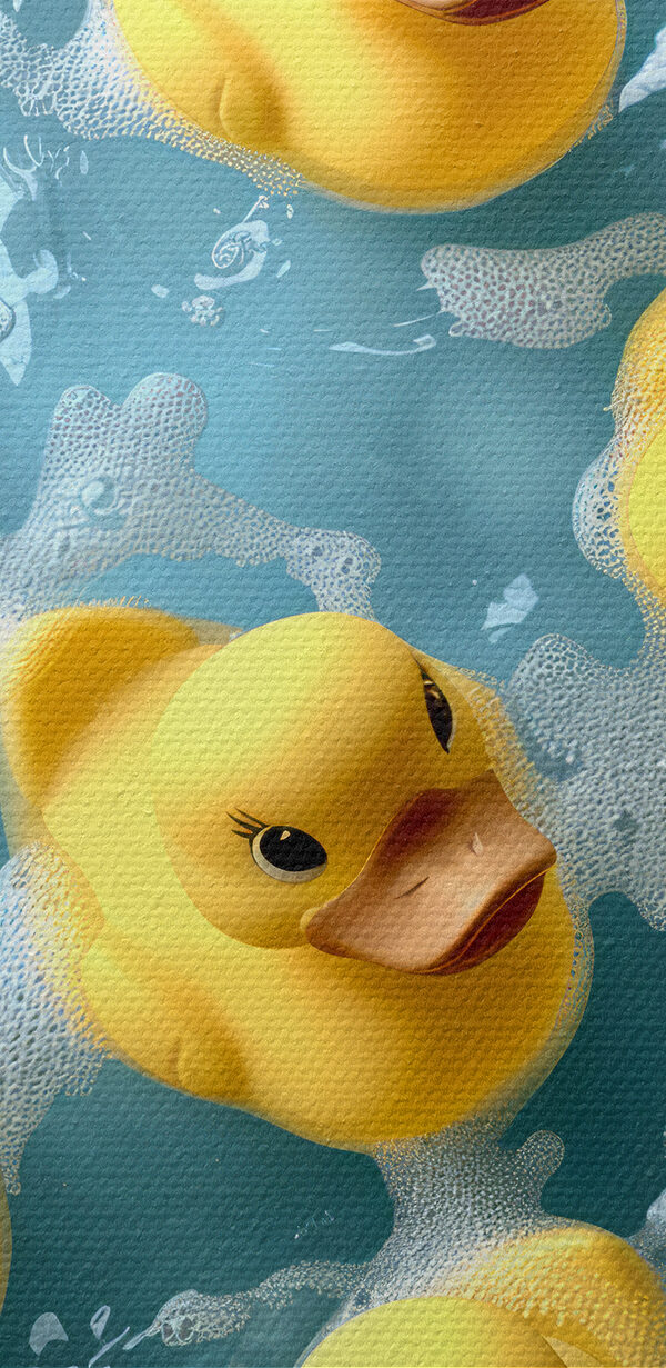 Group of yellow rubber ducks in a pool Group of yellow rubber ducks in a pool