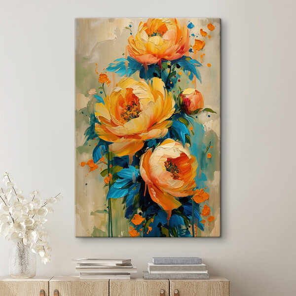 Cuadros Cuadro de flores sobre lienzo (SKU: s39472) Cuadros Cuadros Cuadro de flores sobre lienzo (SKU: s39472)