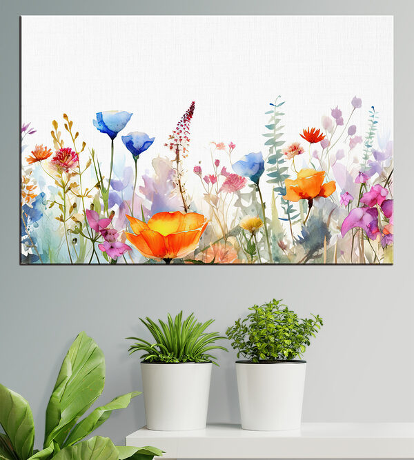 Watercolor of flowers