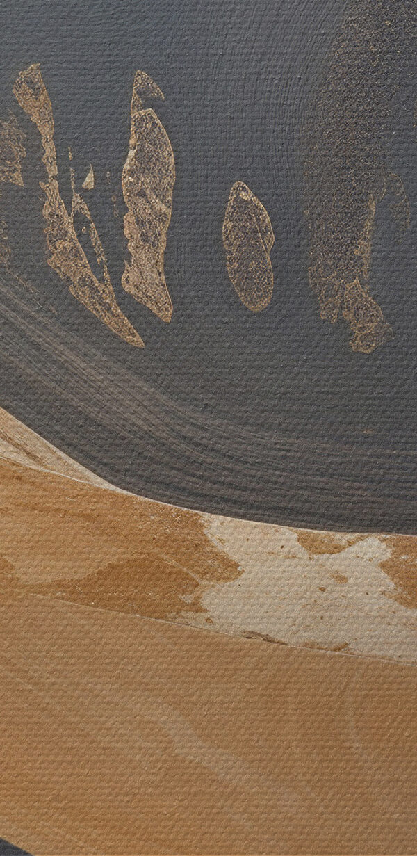 Close up of a painting