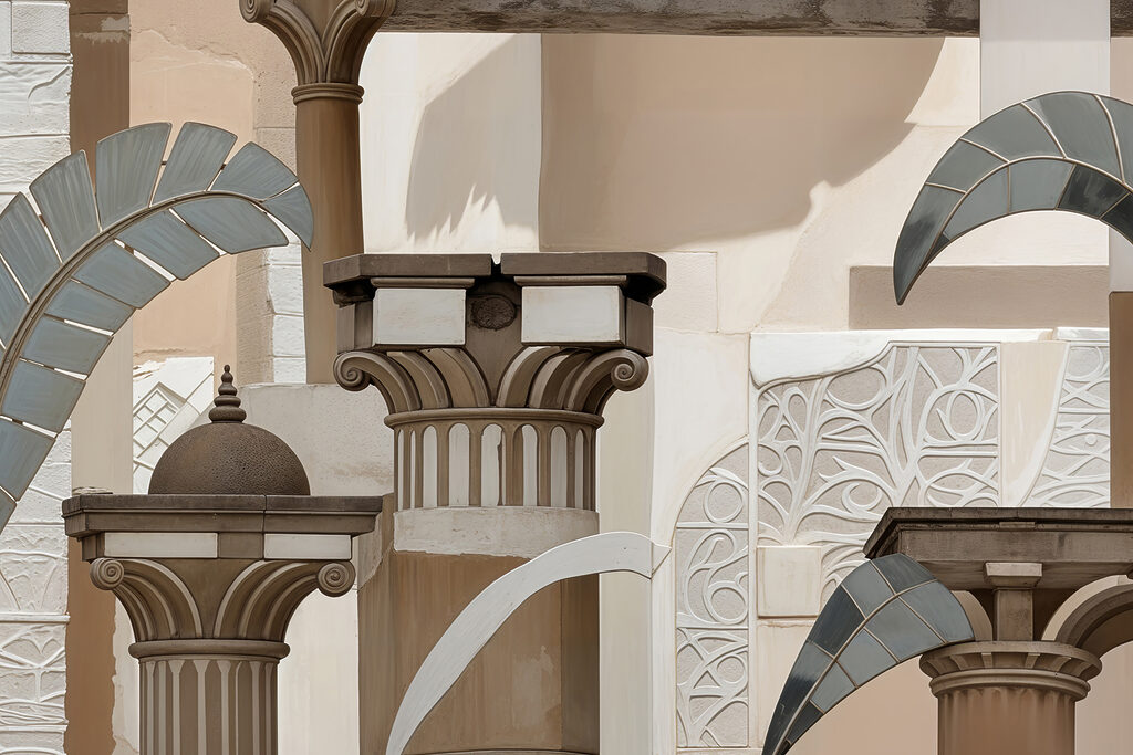 Close up of a building
