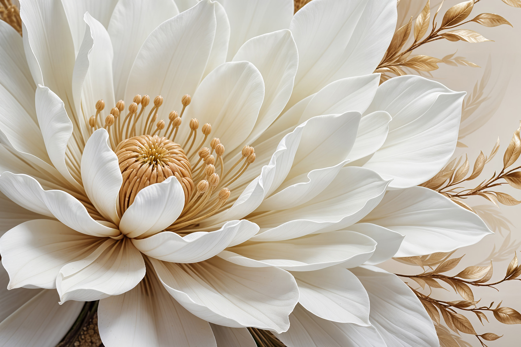Close up of a white flower Close up of a white flower