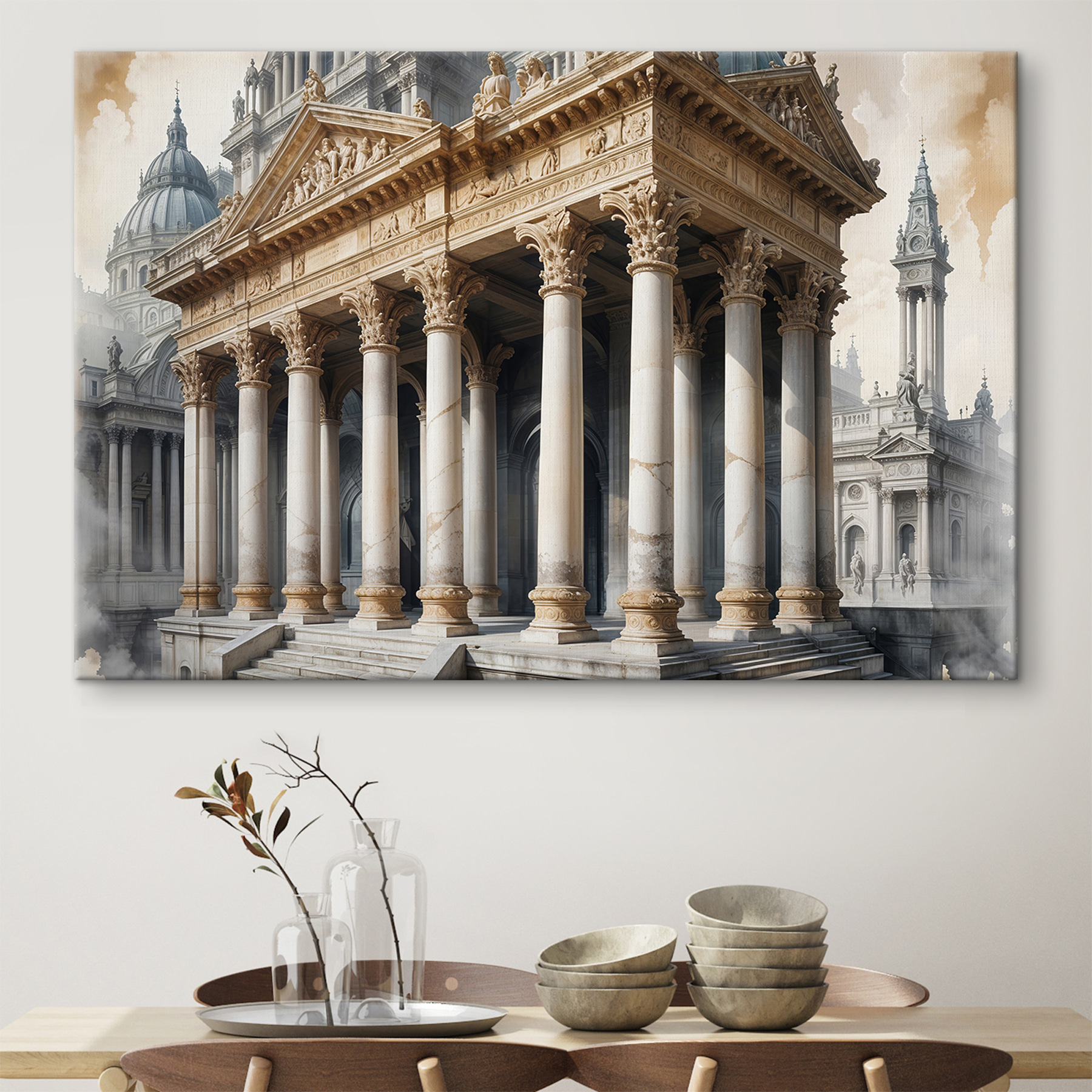 Building with columns and a dome Building with columns and a dome