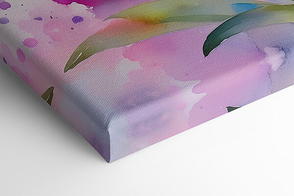 Painting of purple flowers