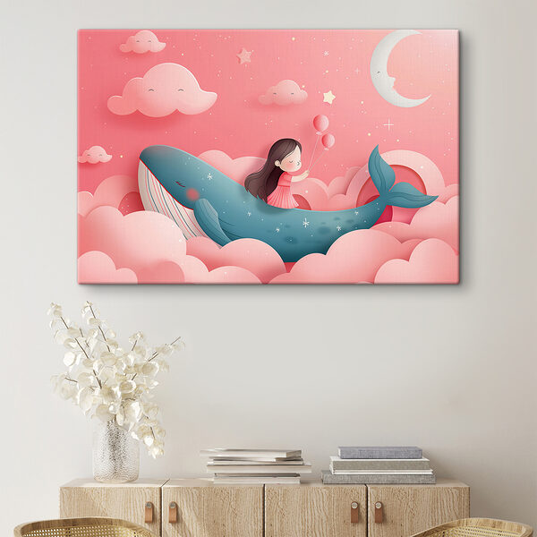 Girl in a whale