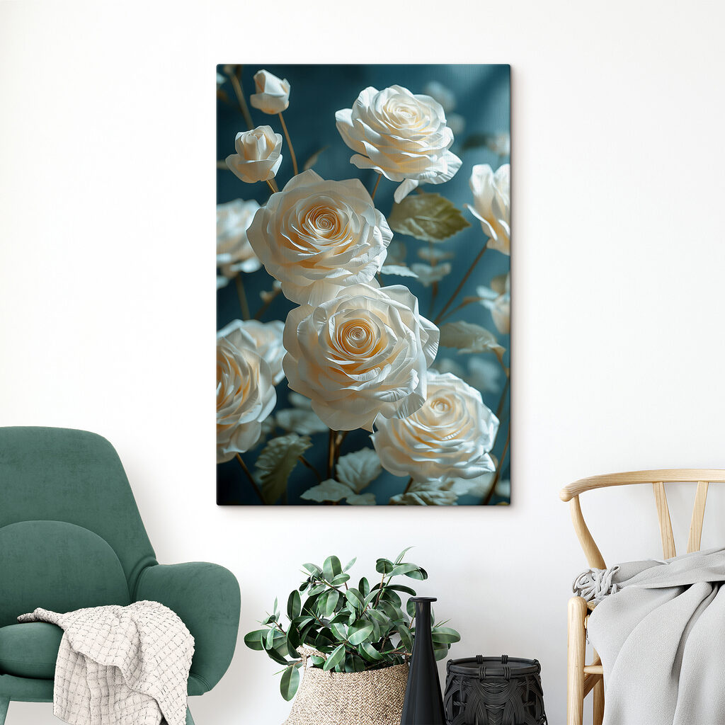 Group of white roses Group of white roses