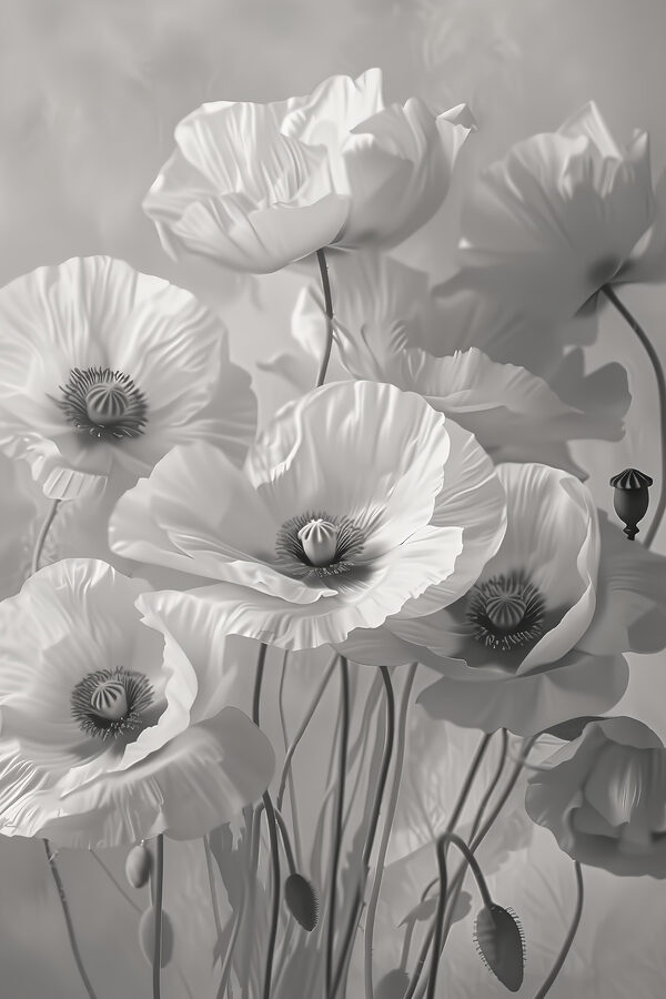 Group of white flowers