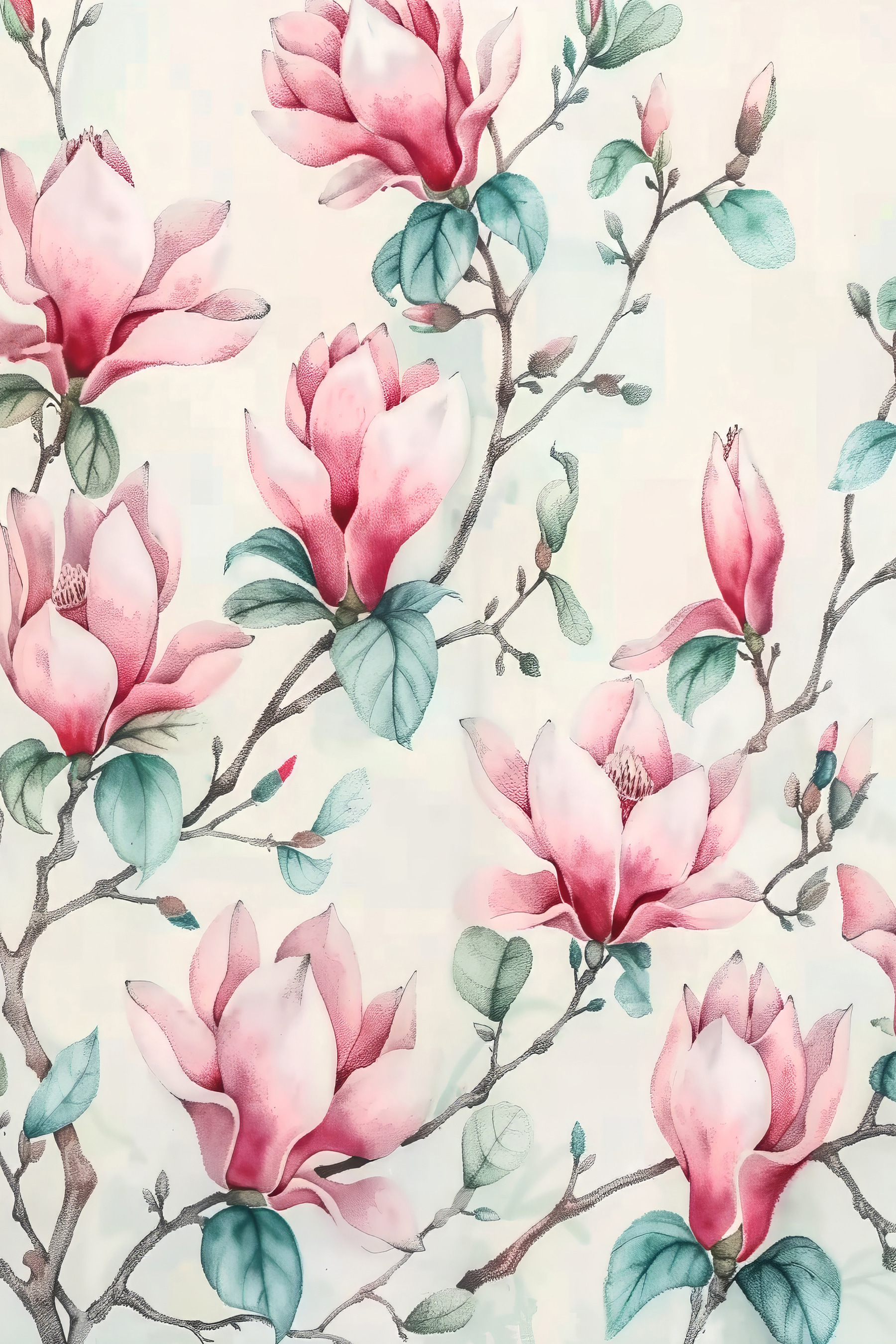 Floral pattern on a white background Floral pattern on a white background