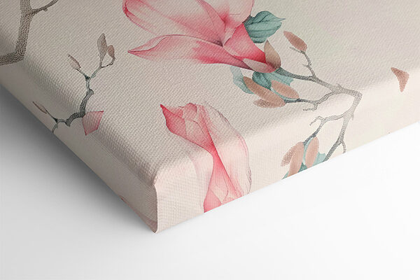 Wallpaper with pink flowers Wallpaper with pink flowers