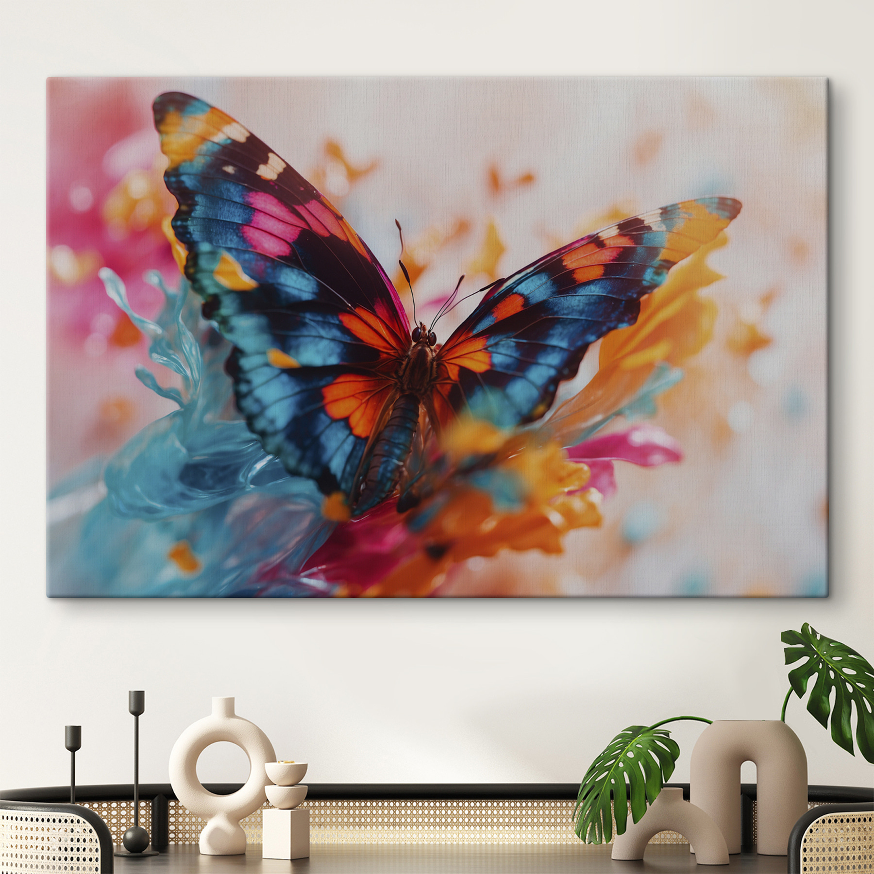 Butterfly on a flower Butterfly on a flower