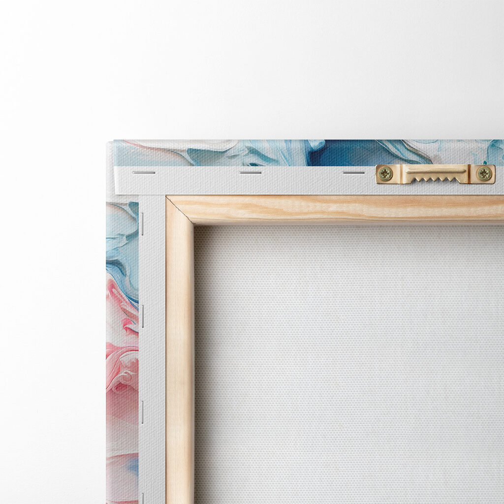 Close up of a painting