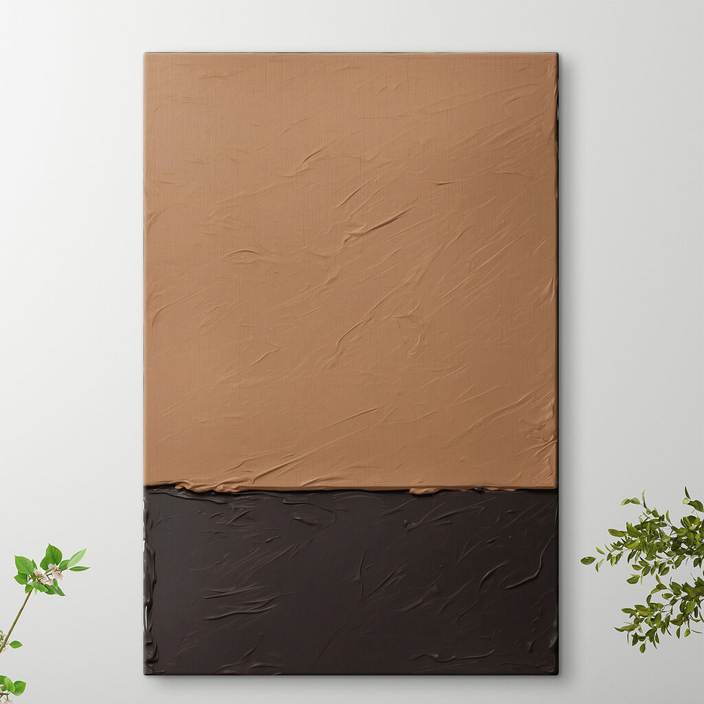 Brown and black square Brown and black square