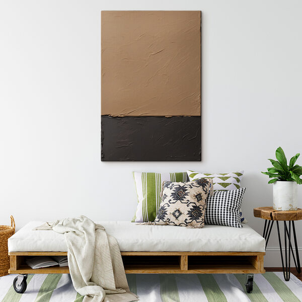 Brown and black square Brown and black square