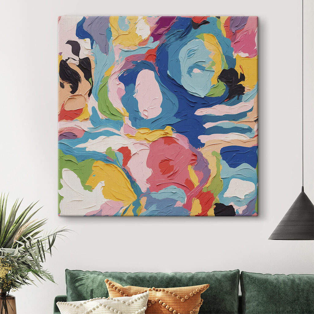 Colorful painting of flowers Colorful painting of flowers