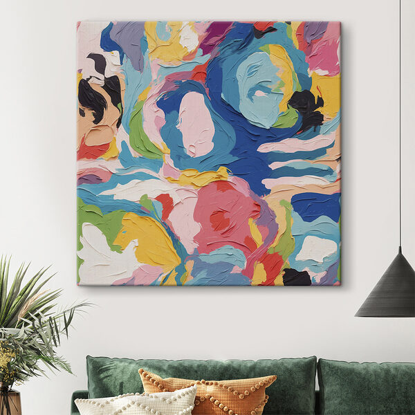 Colorful painting of flowers Colorful painting of flowers