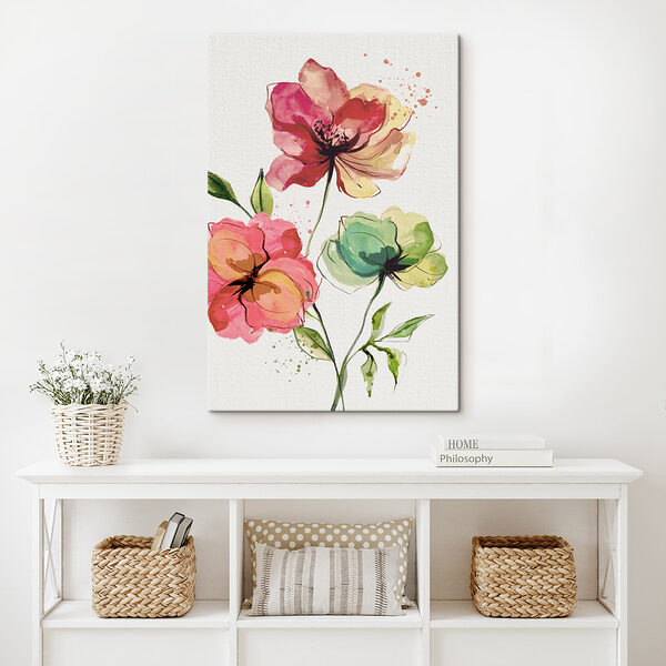 Cuadros Pintura en acuarela de flores (SKU: s39769) Cuadros Cuadros Pintura en acuarela de flores (SKU: s39769)
