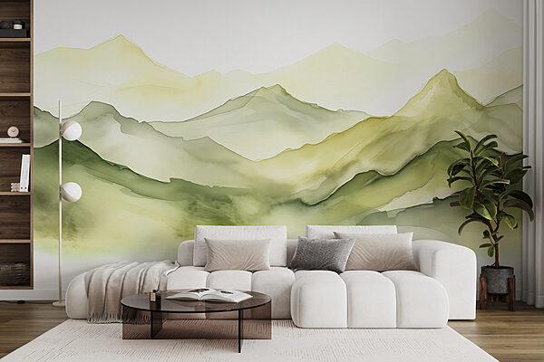 Pintura de una cordillera Pintura de una cordillera