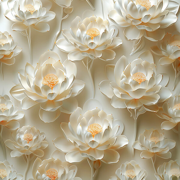 Wallpaper of white flowers Wallpaper of white flowers