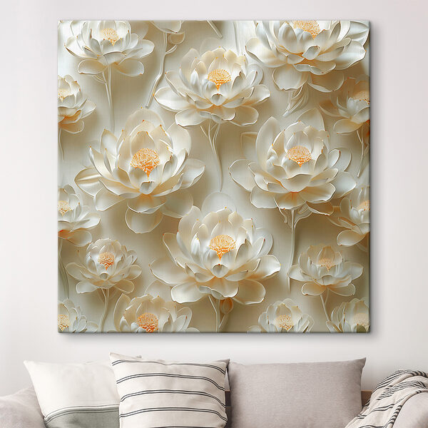 Wallpaper of white flowers Wallpaper of white flowers