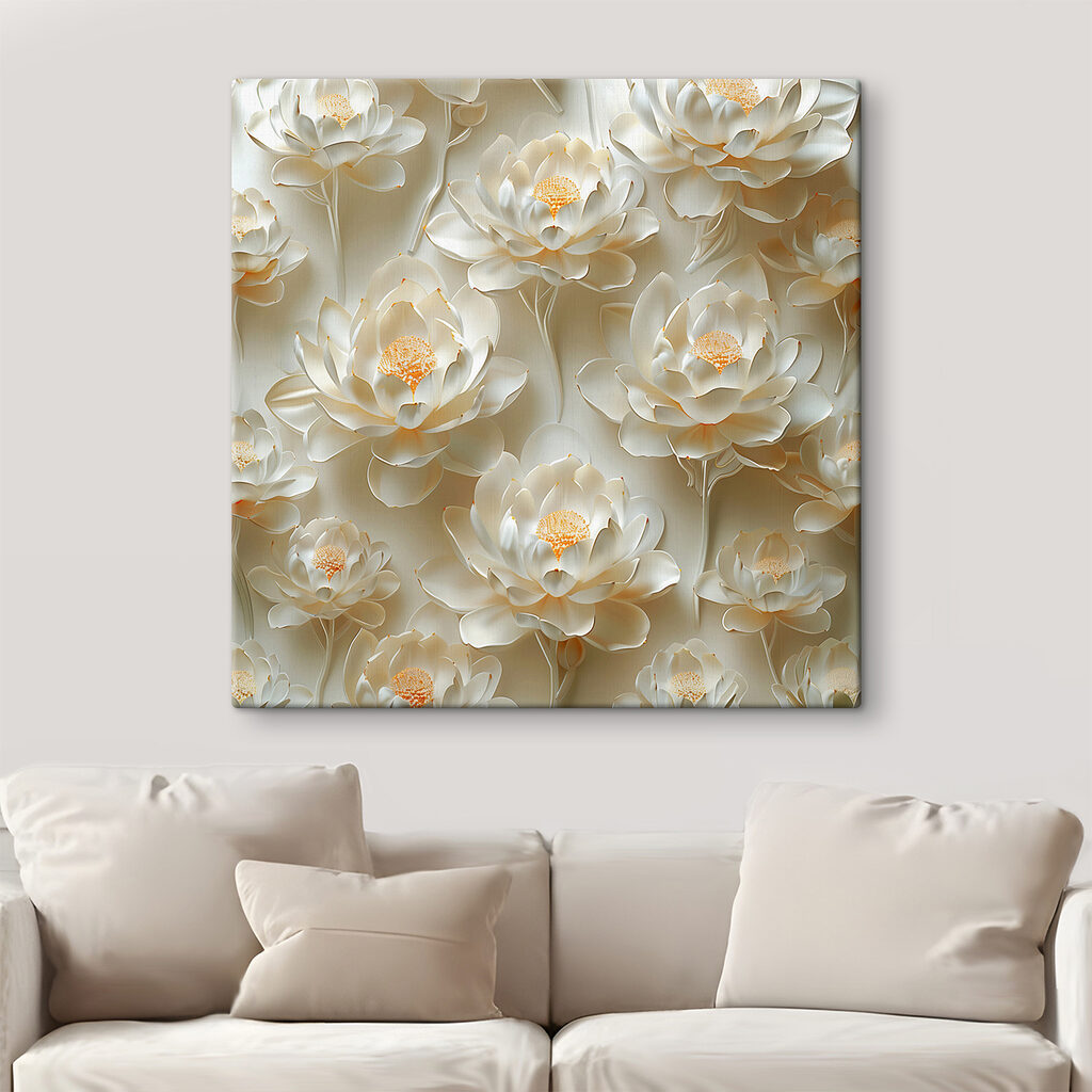 Wallpaper of white flowers Wallpaper of white flowers