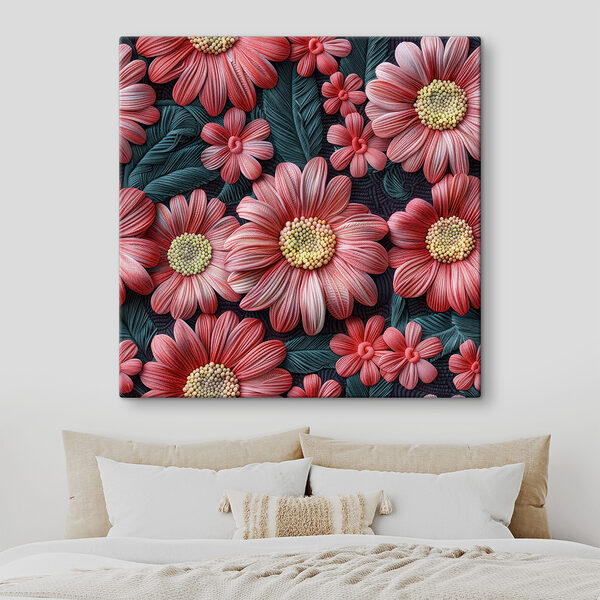 Group of pink flowers