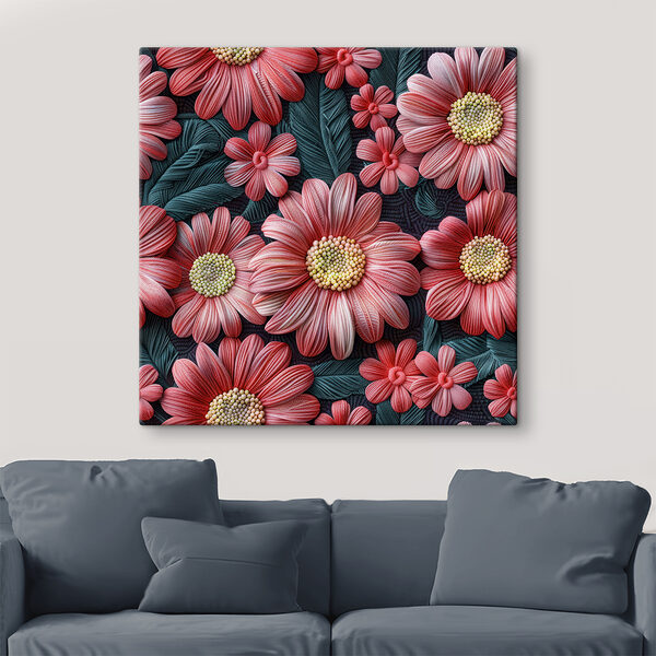 Group of pink flowers