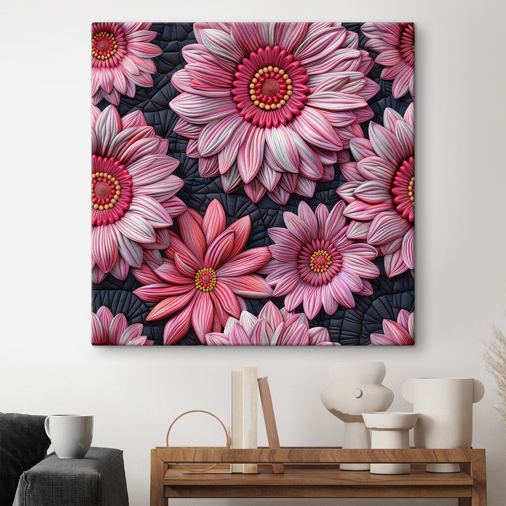 Group of pink flowers