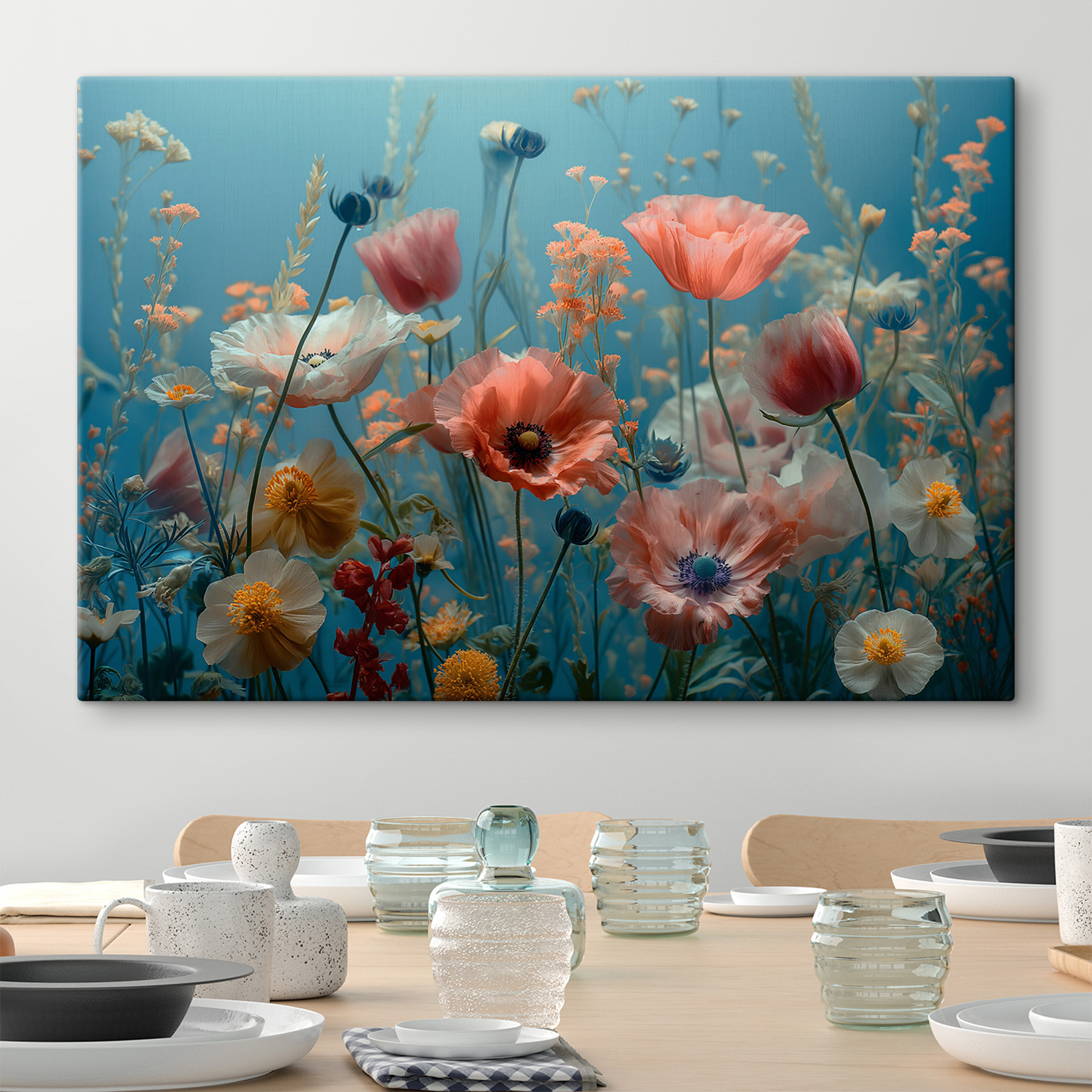 Group of flowers in a field Group of flowers in a field