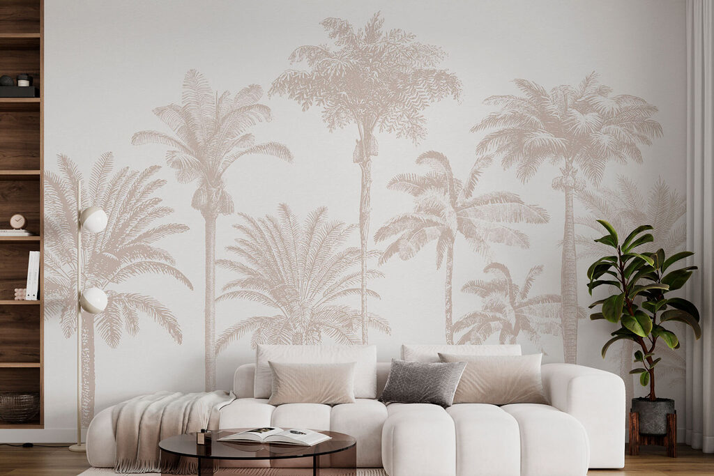 Group of palm trees