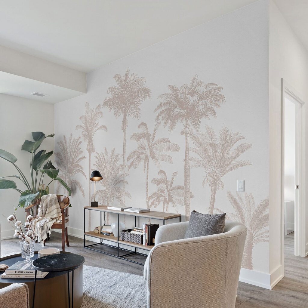 Group of palm trees