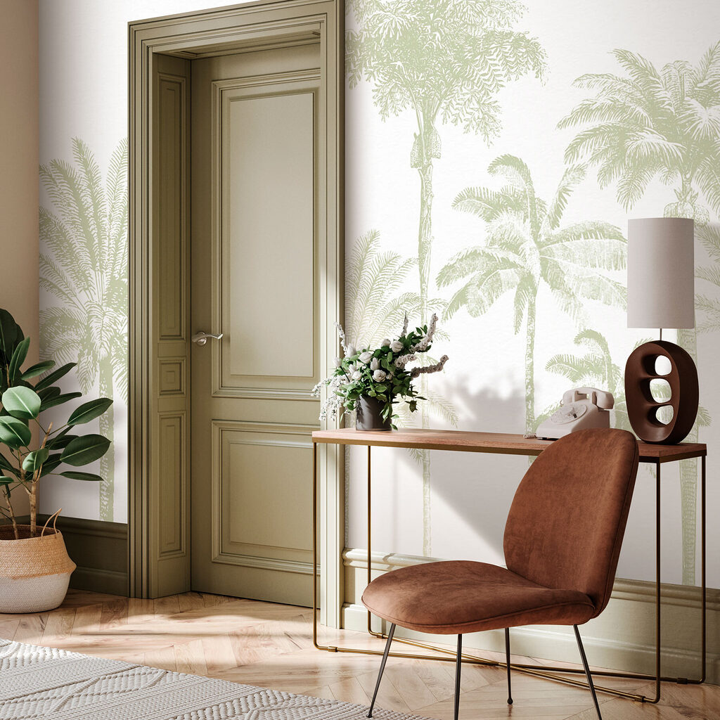Group of palm trees