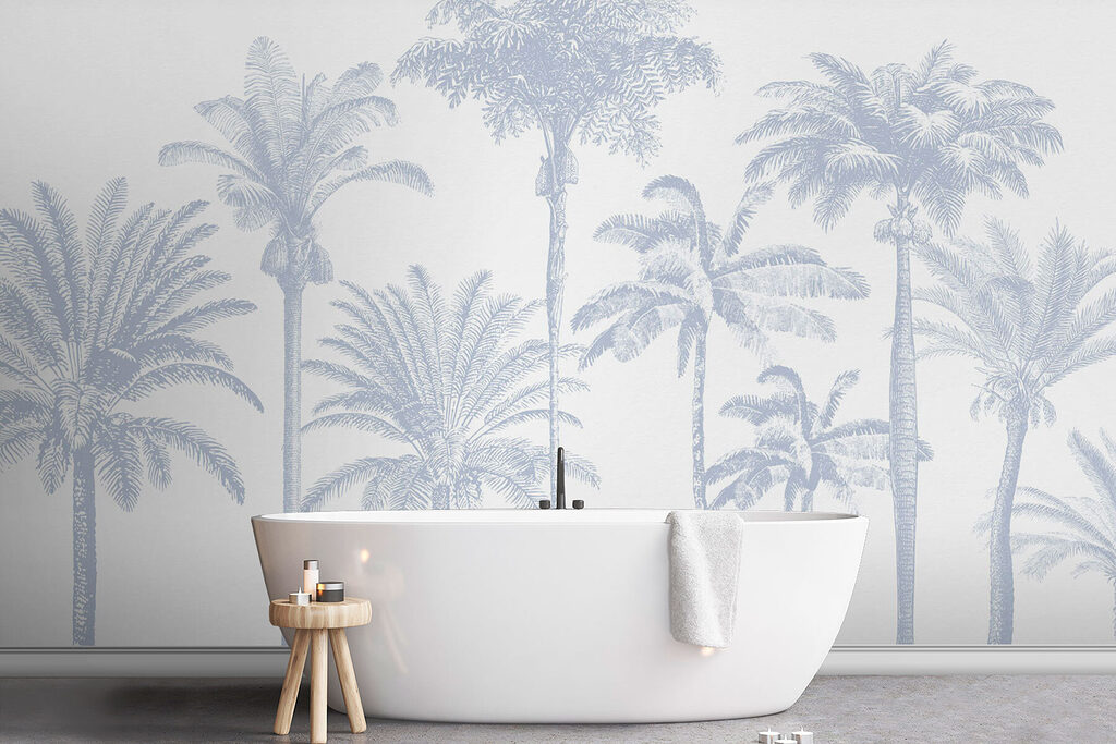 Group of palm trees