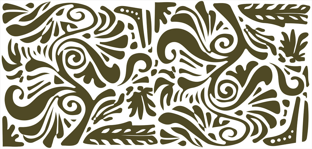 Pattern of leaves and branches