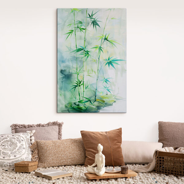 Painting of bamboo stems Painting of bamboo stems